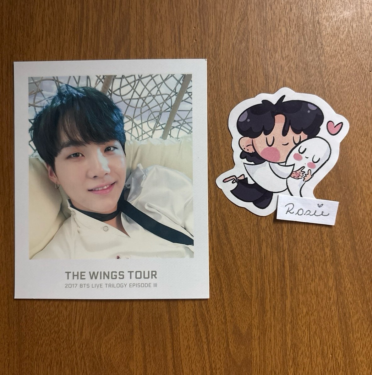 SUGA - The Wings Tour Polaroid