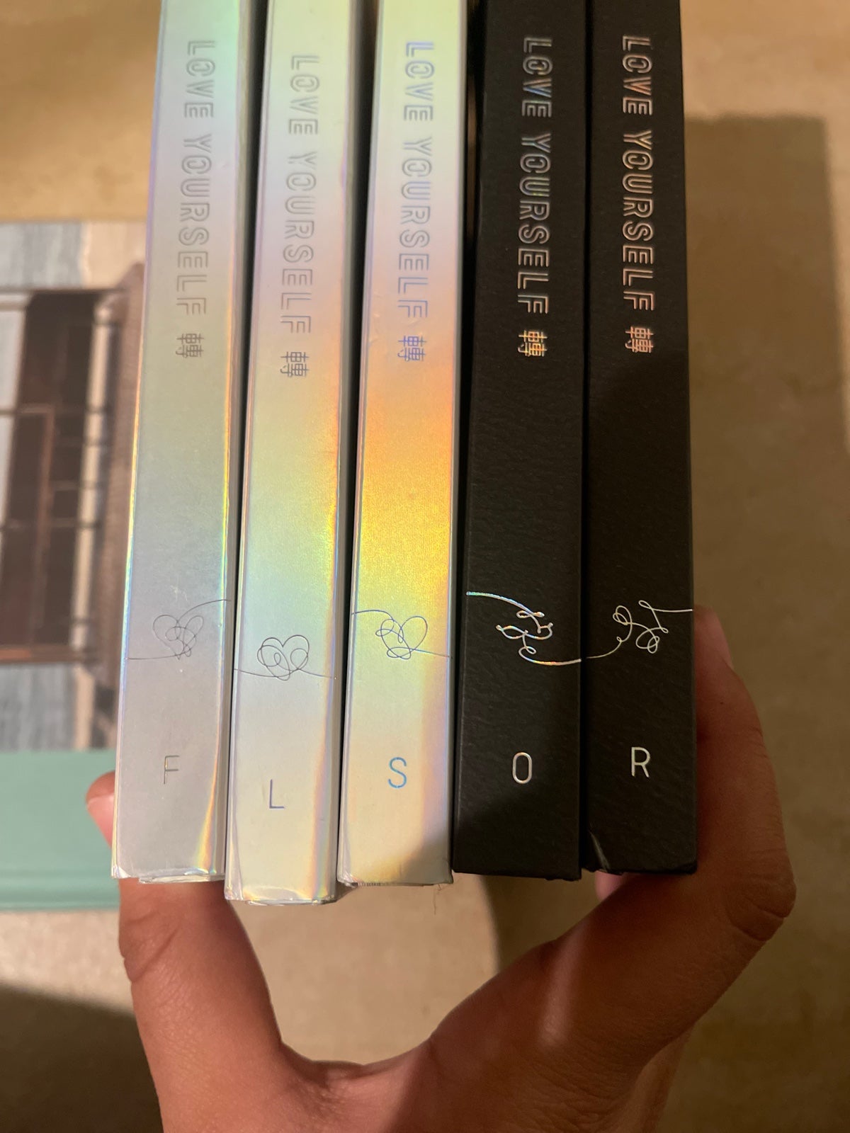 Six BTS albums lot love yourself K-pop