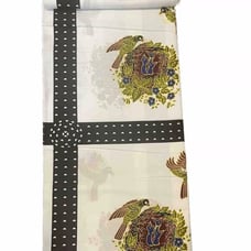 African Fabrics Ankara Black And White Print 6 Yards African