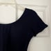 Navy Balera Short Sleeve Round Neck Leotard SA