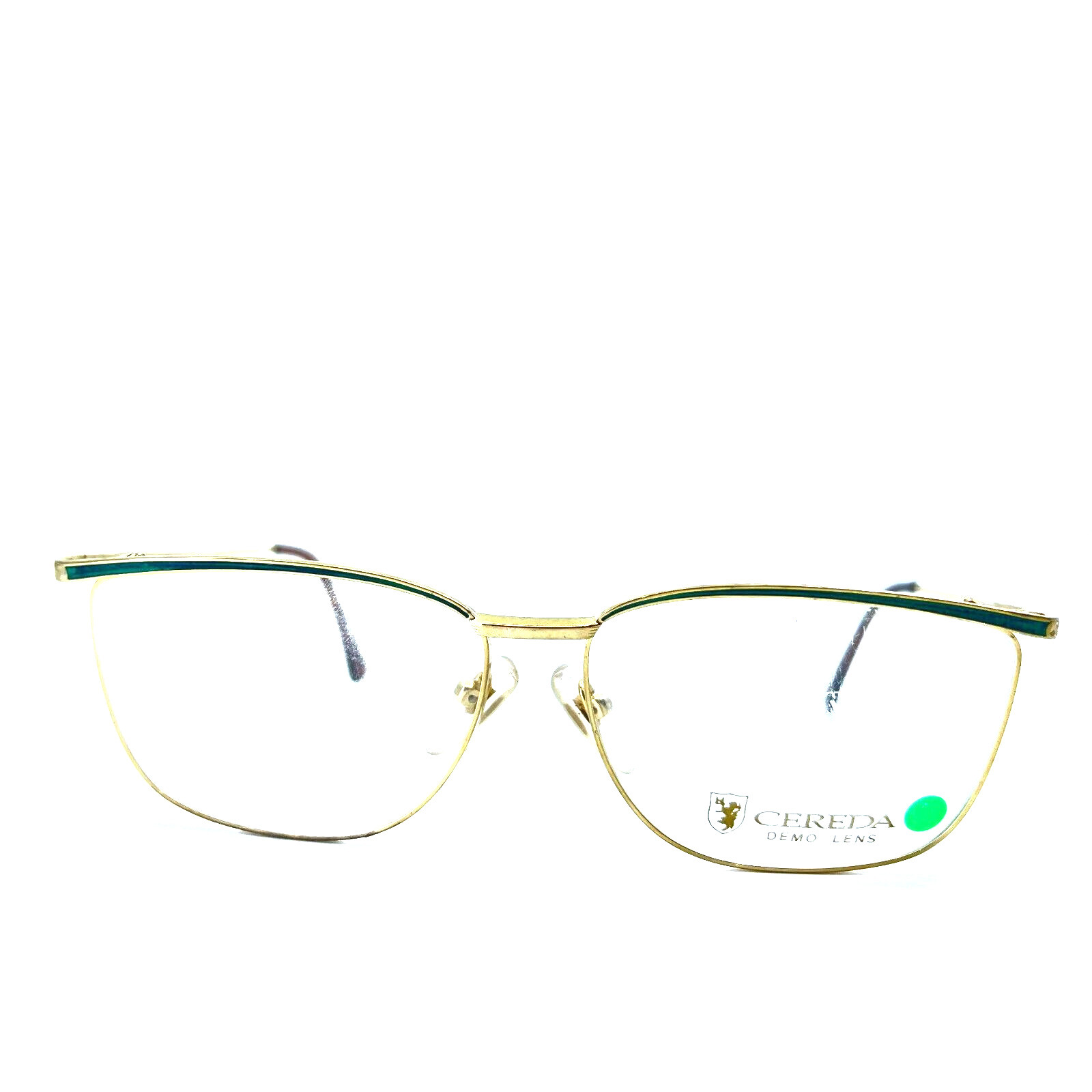 Cereda Eyeglasses SC-411 Gold Green Full Rim Frames 59[]15 135 mm