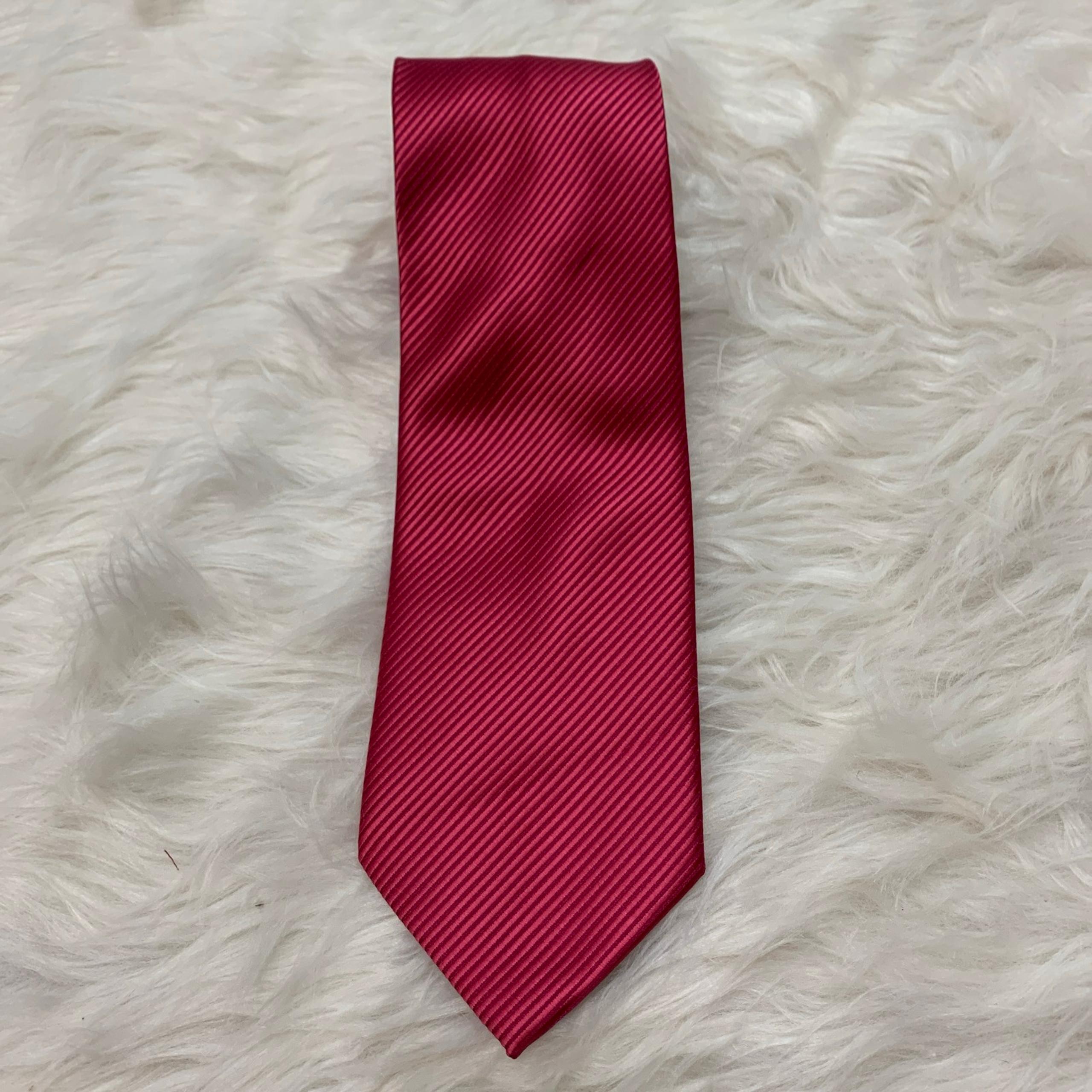 Vesuvio Napoli hot pink fuchsia tie