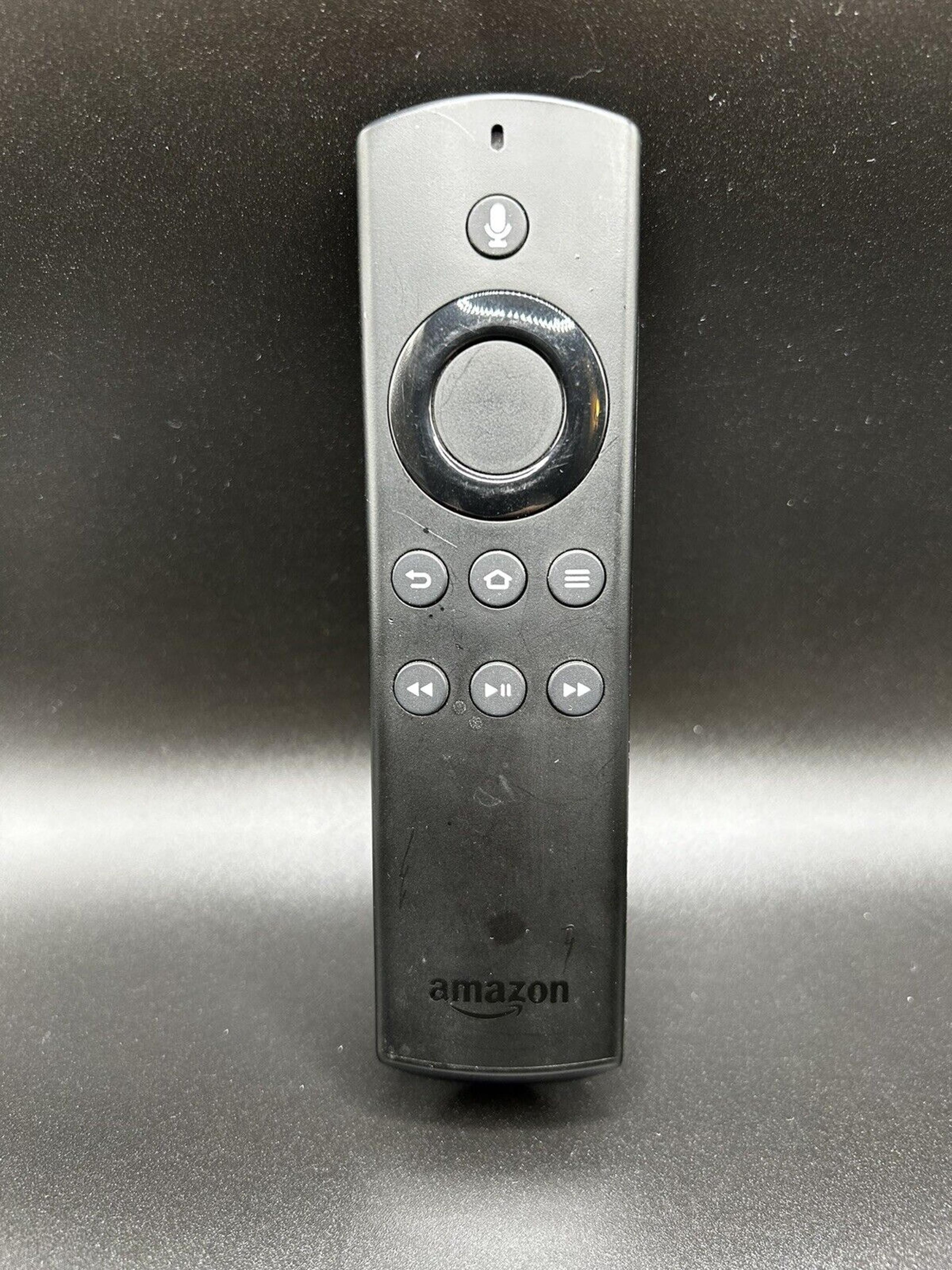 Used Genuine Amazon 2nd-Gen Voice Remote Control DR49WK B For Fire TV Stick