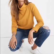 Madewell Turtleneck Sweatshirt XXS