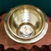 Vintage 1970's Avon Golden Apple Glass Candle Holder 5 x4 Diameter