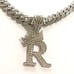 Initial Letter R &12mm 20 Miami Chain
