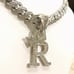 Initial Letter R &12mm 20 Miami Chain