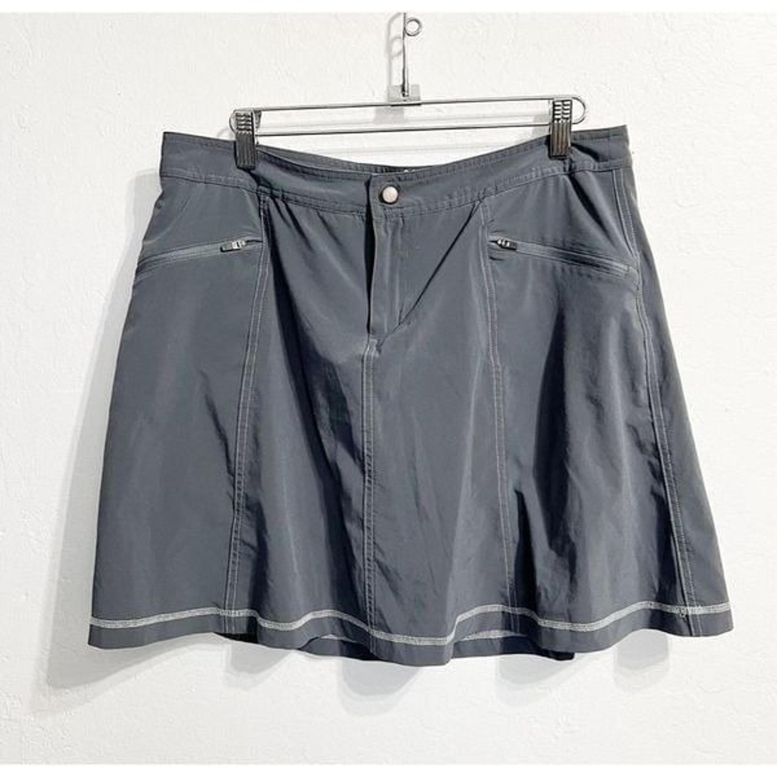 Title Nine Womens Skort Skirt Golf Tennis Size 10 Gray Active Comfy