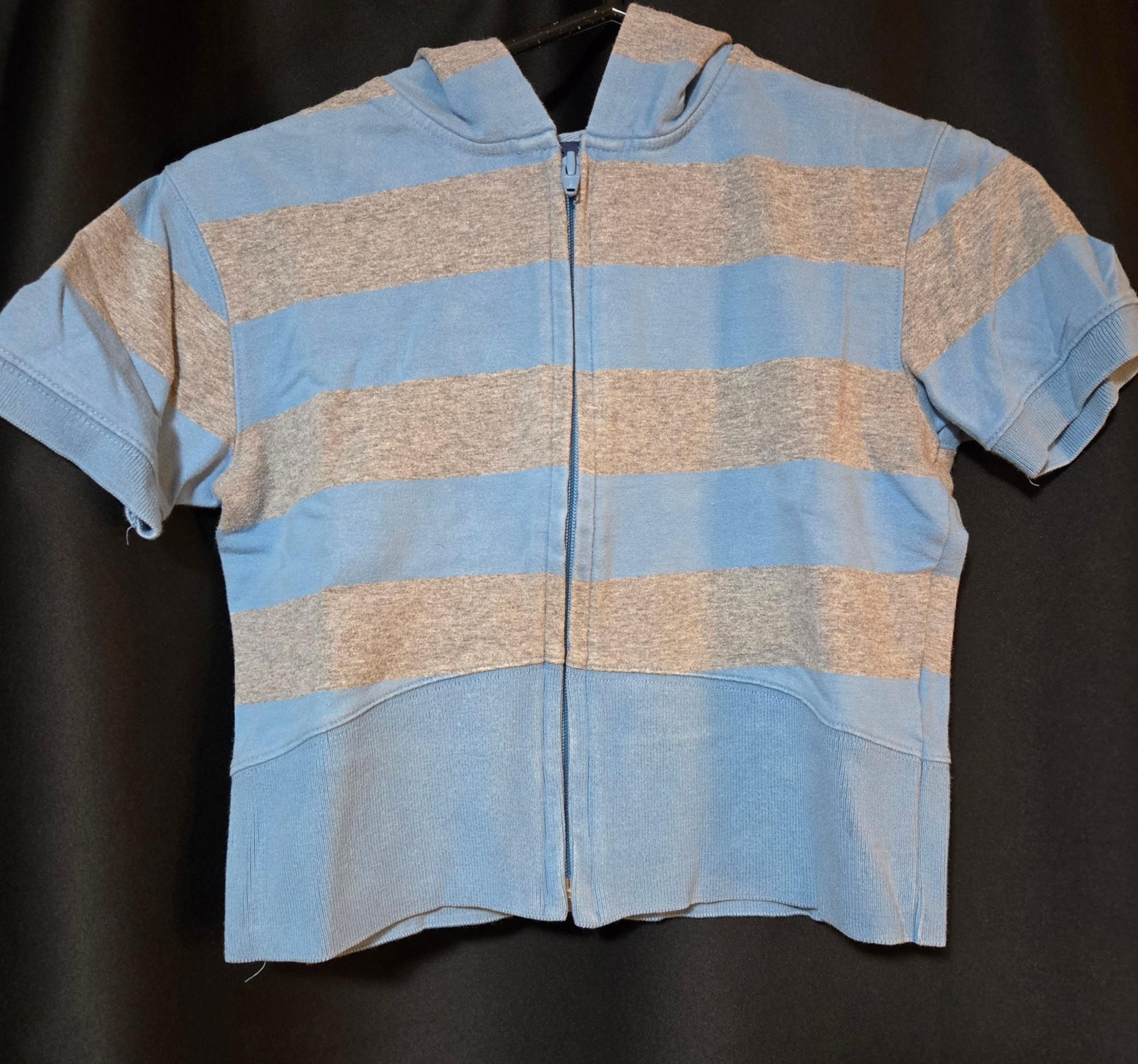 Duck Head Jeans Co. Boys Zip-Up Short Sleeve Hoodie Size M/M