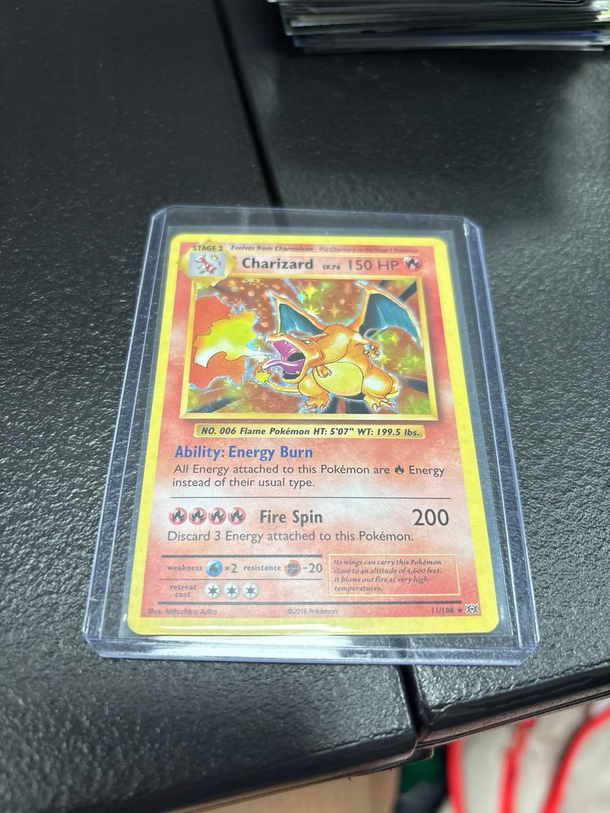 Charizard Holo from Evolutions