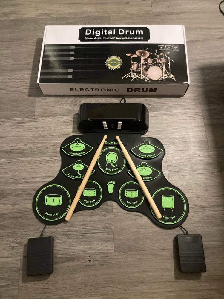 (NEW IN BOX) Electric Tabletop Drum Set
