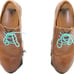 John Fluevog Derby Shoes Men’s Sz 10 - Brown Leather - Fast Ship!