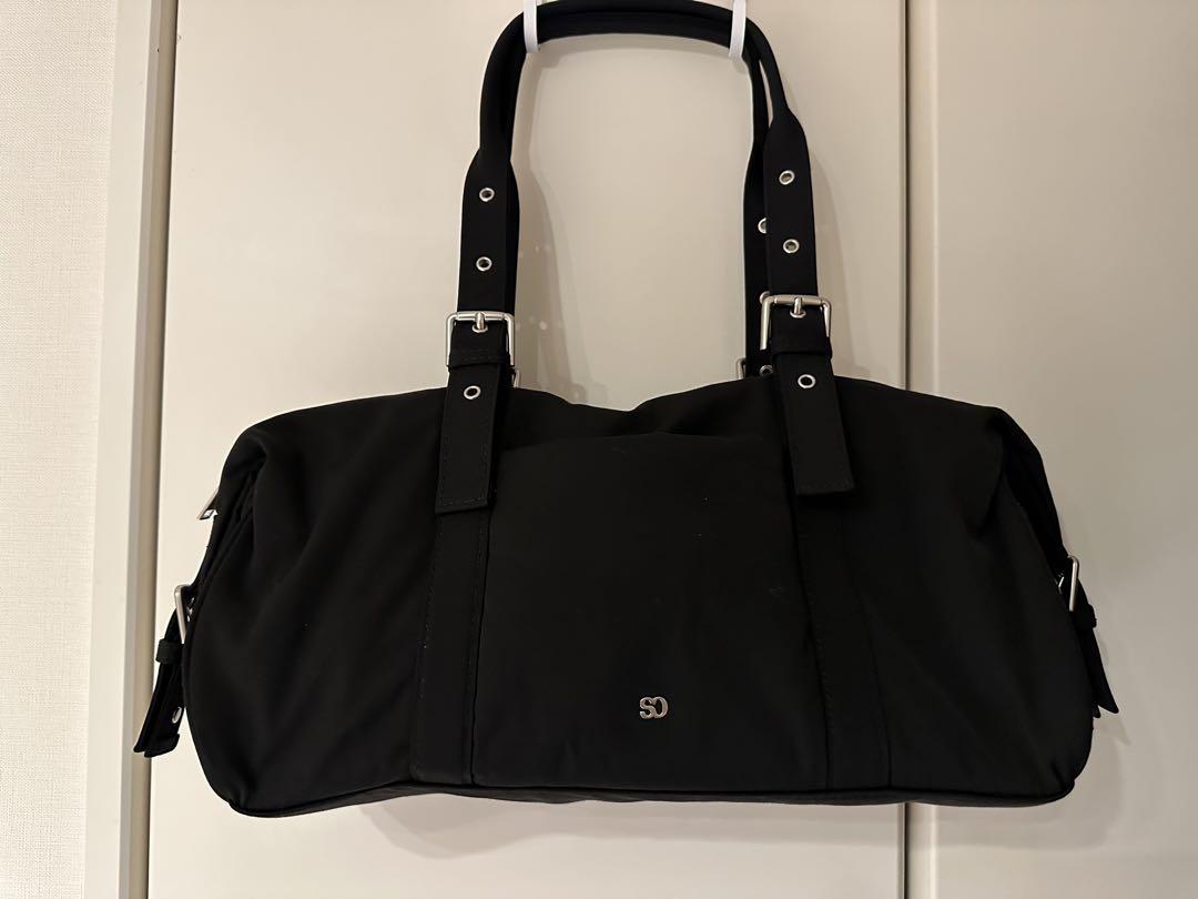 STAND OIL Black Boston Bag