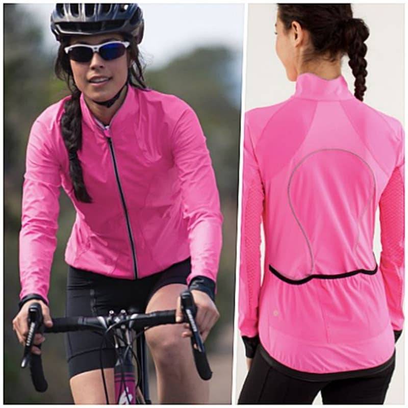 Lululemon Rain Wind Cycling Jacket Pink6