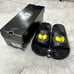 NIB Wu Wear x Wu Tang Mens 9 Black Yellow Slides 90s Hip Hop Streetwear Rap 4