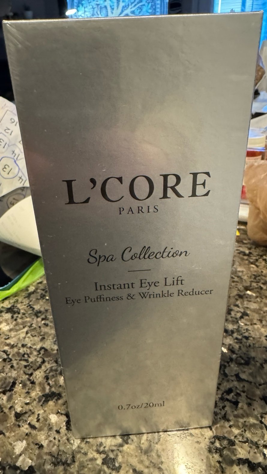 L’Core Paris Instant Eye Lift – Eye Puffiness & Wrinkle Reducer – 0.7oz – New