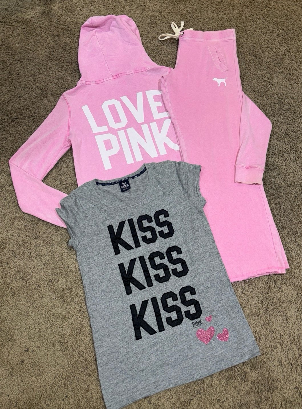 Vintage PINK 3 piece set