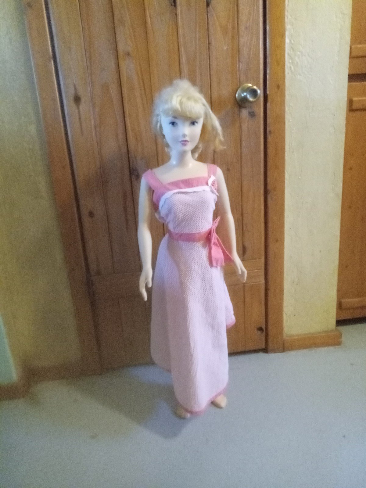 Vtg Large Disney Playmate Doll