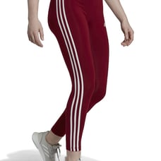ADIDAS - LEGGINGS DONNA - LOUNGEWEAR ESSENTIALS - HK9678 - BURGUNDY