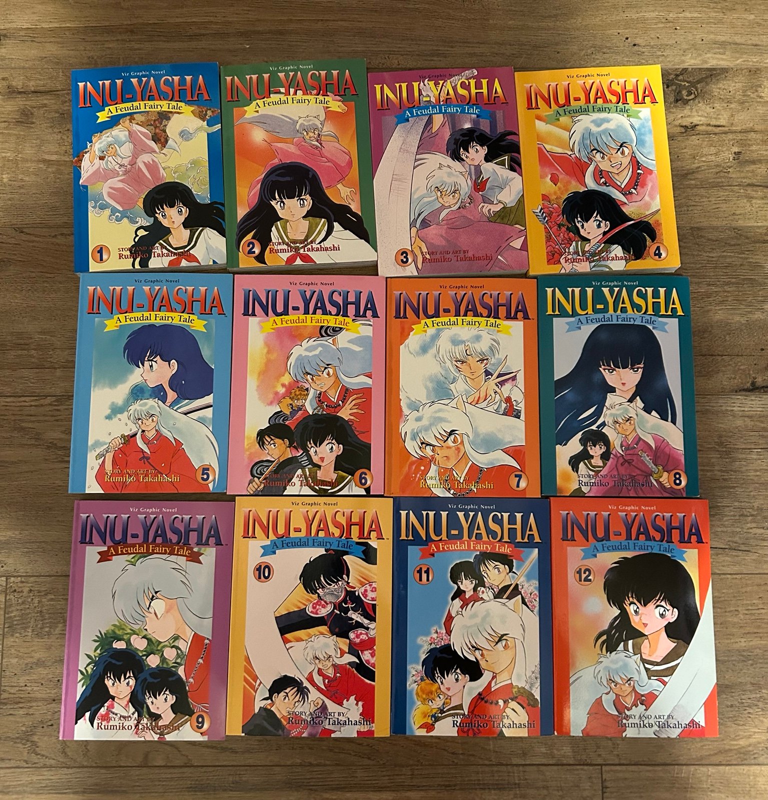 Inuyasha Manga Volumes 1-12