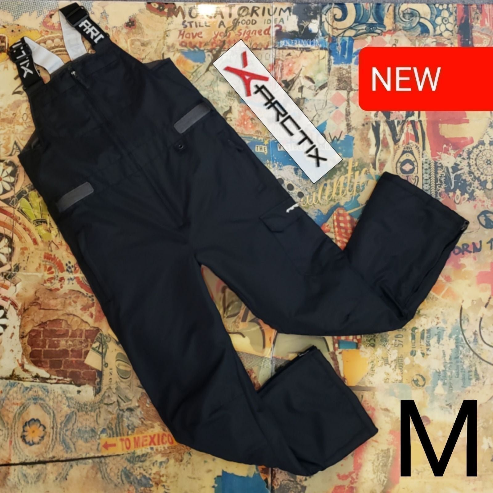 150 New Mens AVALANCHE Premium 5K Waterproof Insulated Snowboard / Ski Bib! M