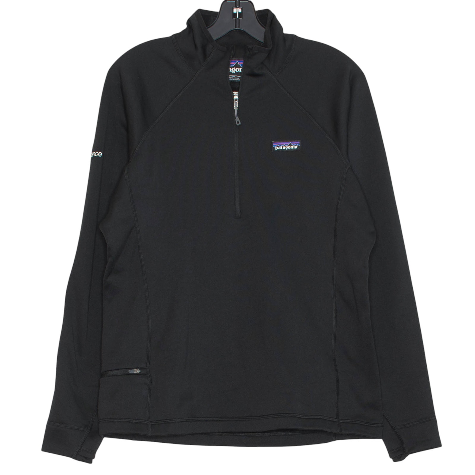 Patagonia Crosstrek 1/4 Zip Pullover Polartec Outdoor Gorpcore Black Size Medium