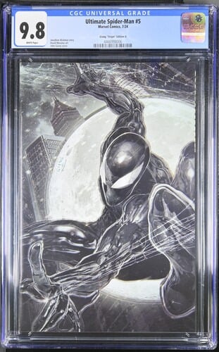 Ultimate Spider-Man #5 CGC 9.8 John Giang Virgin Variant LTD 1000