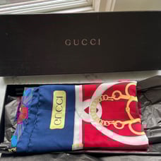 Vintage Gucci silk square
