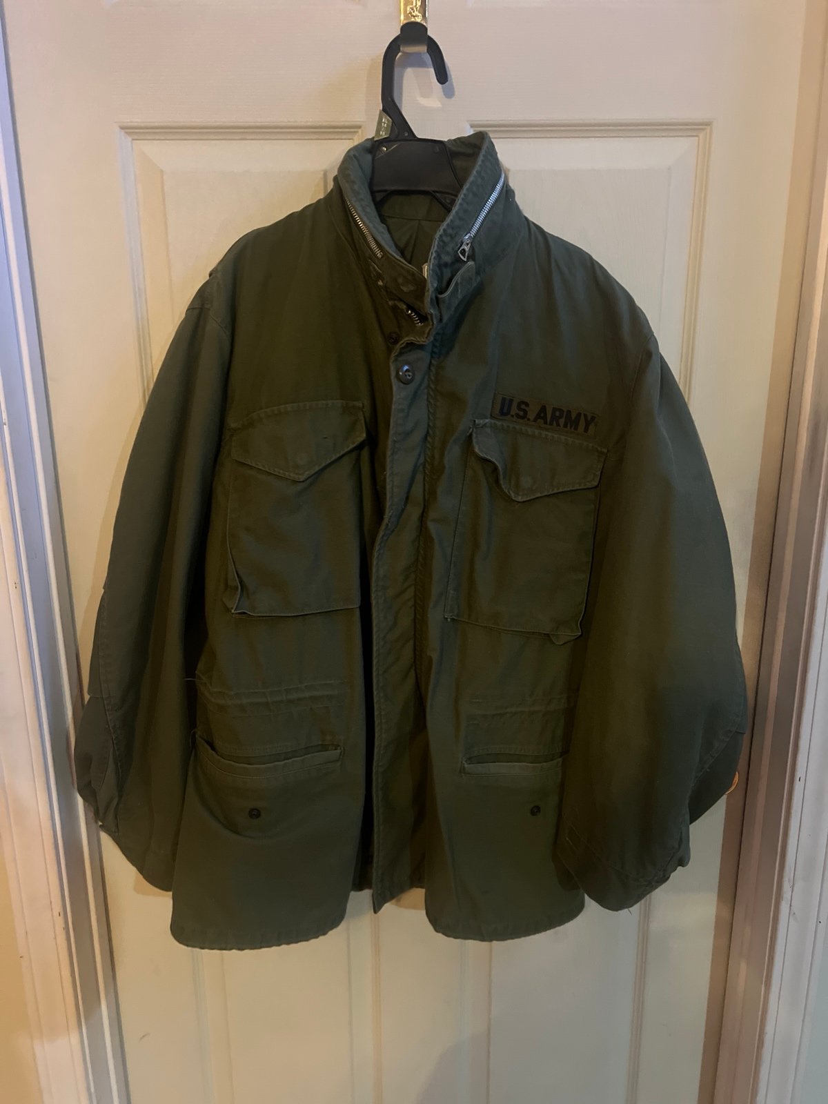 Vintage 1960s M-65 US Military Field Full Zip Jacket