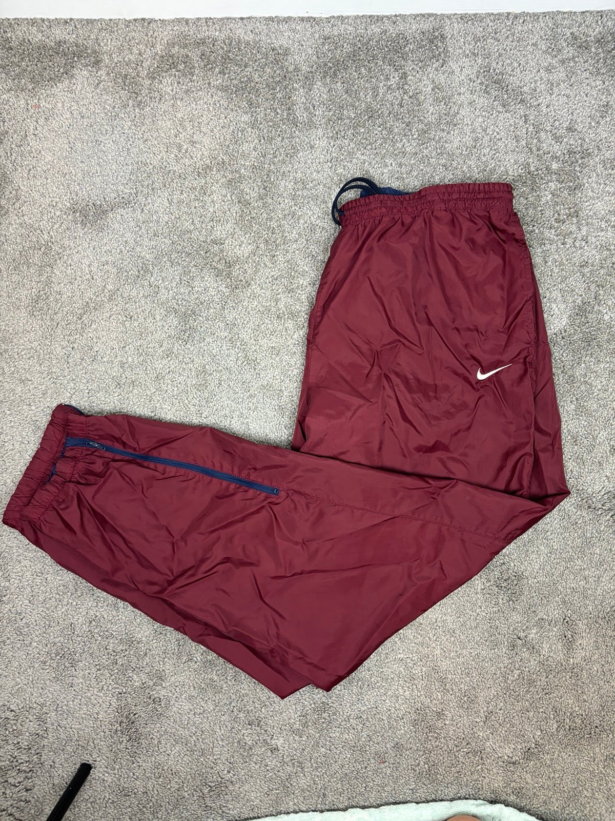 Vintage 90s nike reversible track pants