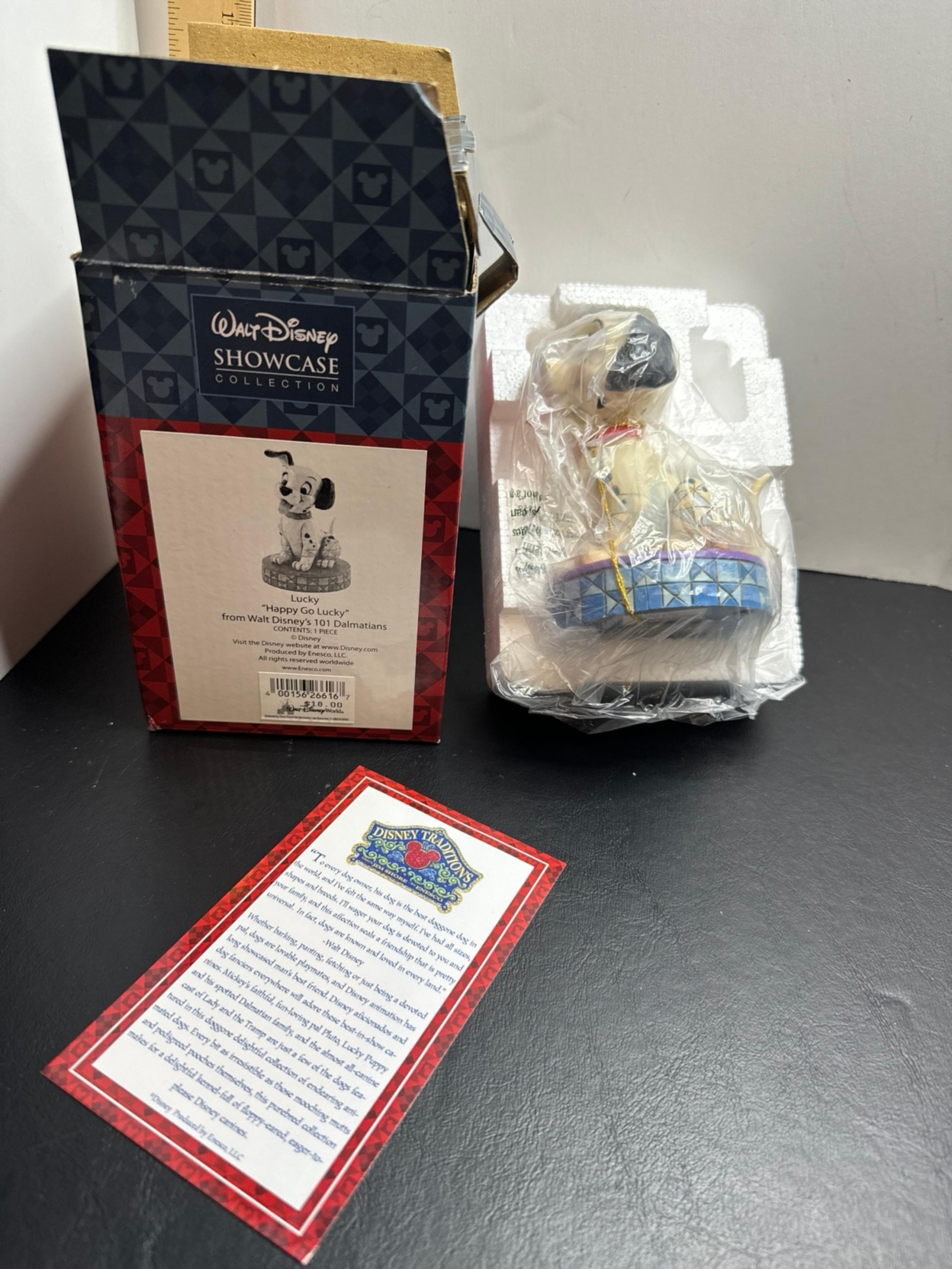 Jim Shore 101 Dalmatians Happy Go Lucky Figurine D
