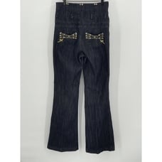 ROCAWEAR - Wide Leg STRETCH Black Jeans ROC DIAMOND Fit Women Size 30 Waist