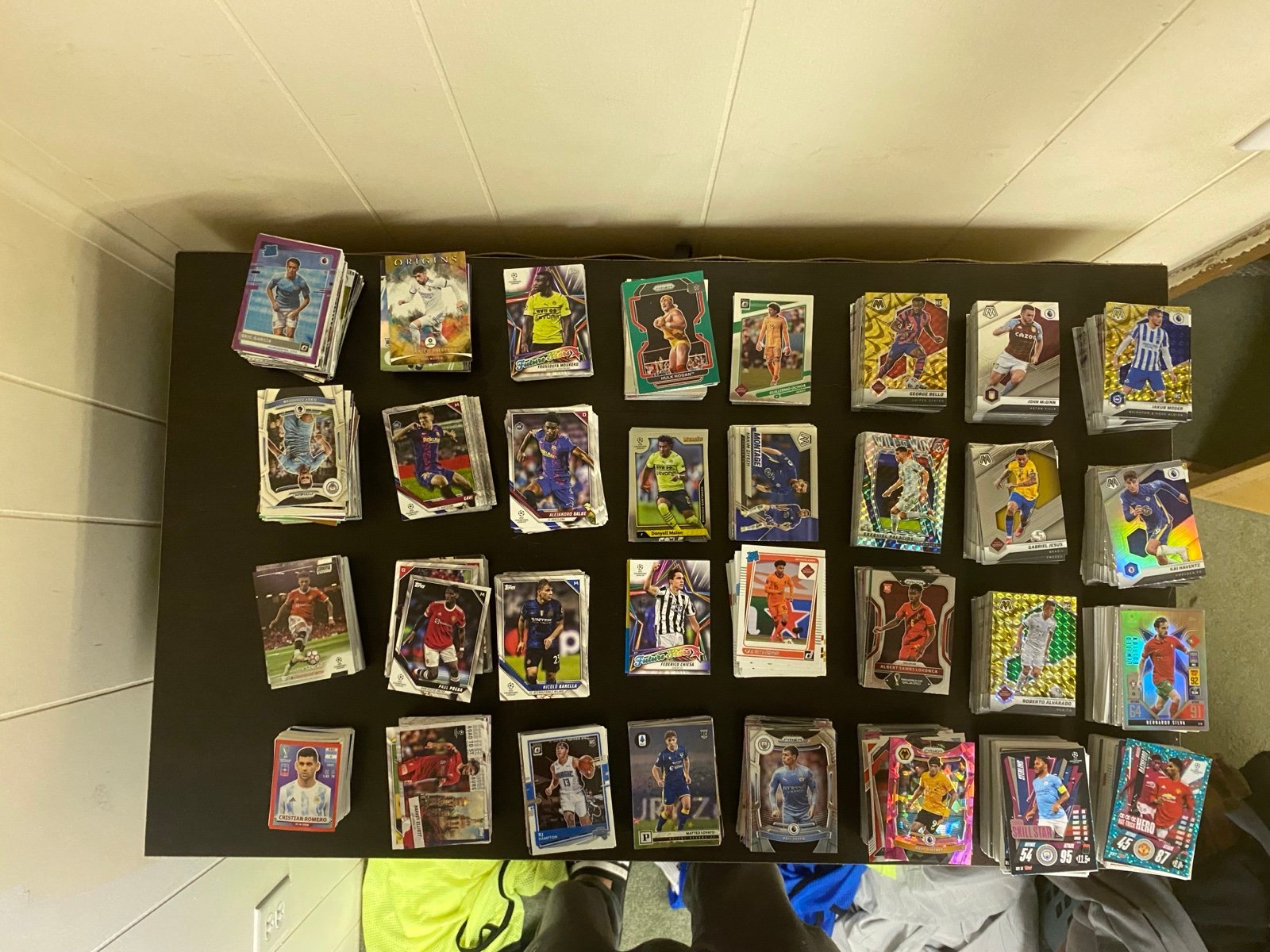 Soccer trading cards