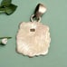 Pink Opal Square Shaped .925 Sterling Silver Pendant .75”