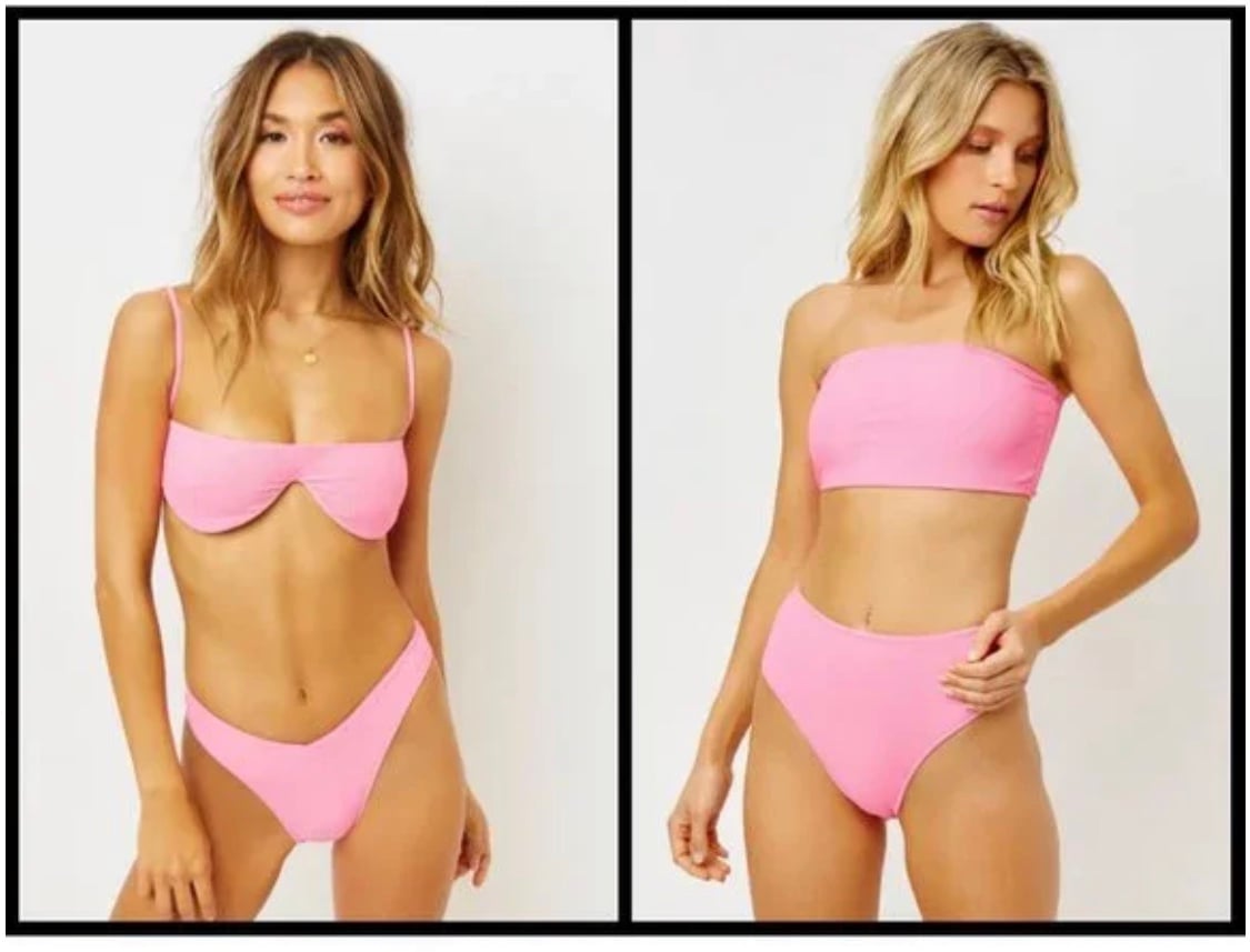 FRANKIE'S Ribbed Bikini (Tolly Underwire Top + Jenna High Waist Bottoms)