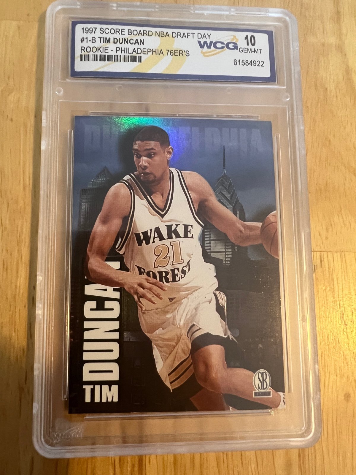 1997 Tim Duncan Rookie Card