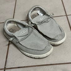 Hey Dude Men Gray Slip on Shoes Size 12