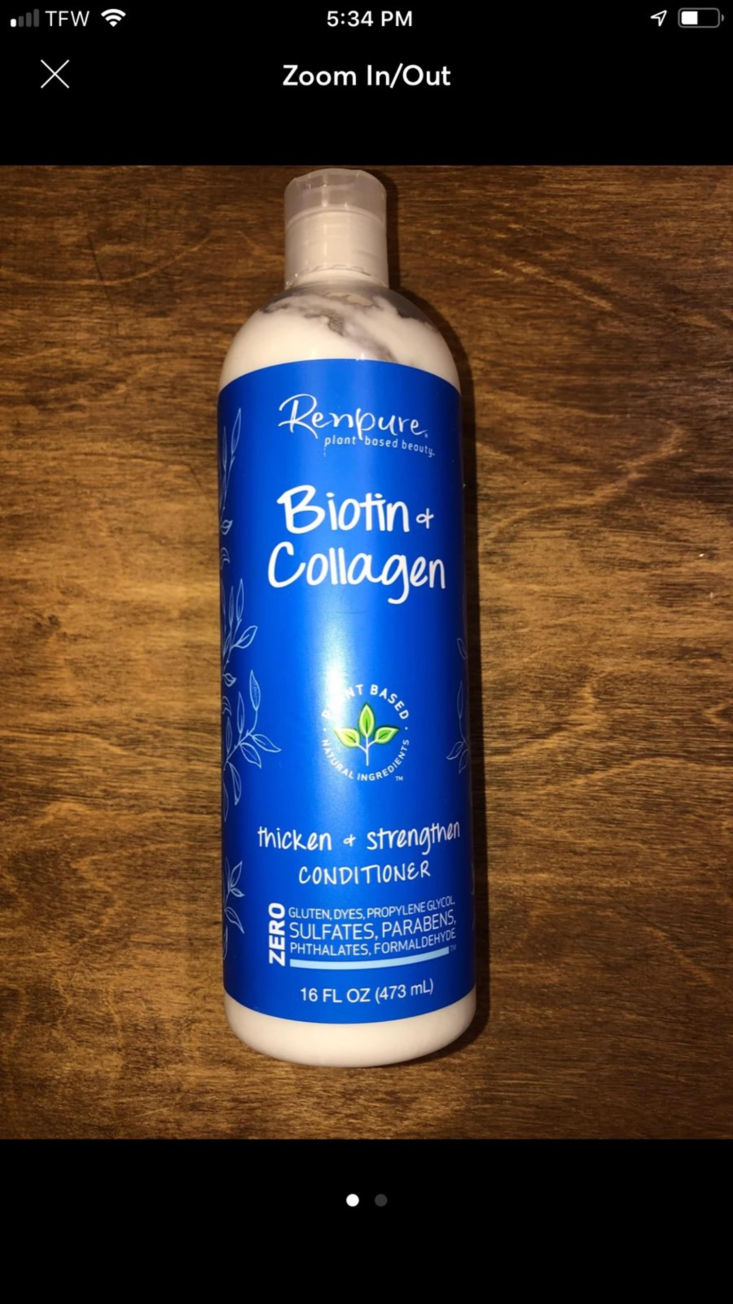 Renpure biotin & collagen thicken & stre