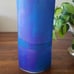 Charles Halling Studio Pottery Blue/ Purple Slab Vase Art Pottery