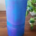 Charles Halling Studio Pottery Blue/ Purple Slab Vase Art Pottery