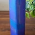 Charles Halling Studio Pottery Blue/ Purple Slab Vase Art Pottery