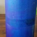 Charles Halling Studio Pottery Blue/ Purple Slab Vase Art Pottery