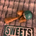 Sweets kendama pro mod mat grip costume wood grain design
