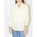 FRANK & EILEEN Eileen Daisy yellow poplin button down shirt top size M