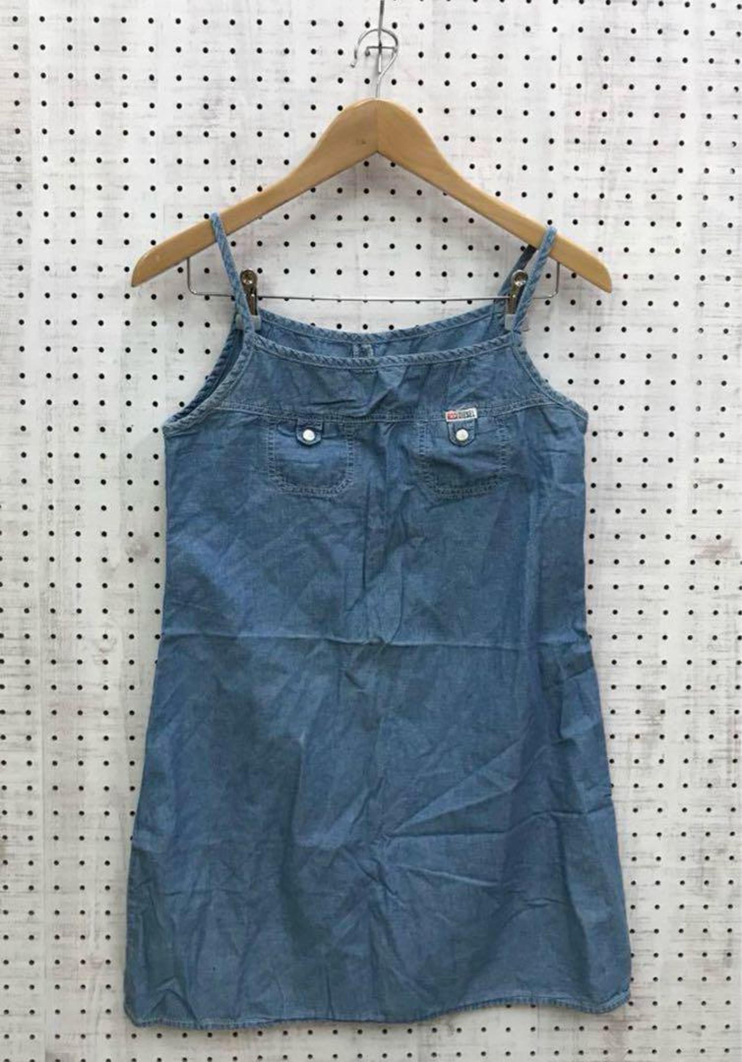 Y2K urban vintage DIESEL Diesel D-button denim cami mini dress