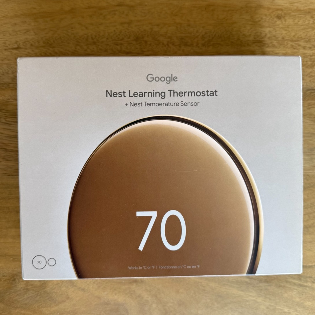 BRAND NEW SEALED Google Nest Learning Thermostat (4th gen) - Polished Gold