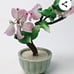 Vintage Jade Bonsai Tree Faux Bonsai Cherry Blossoms