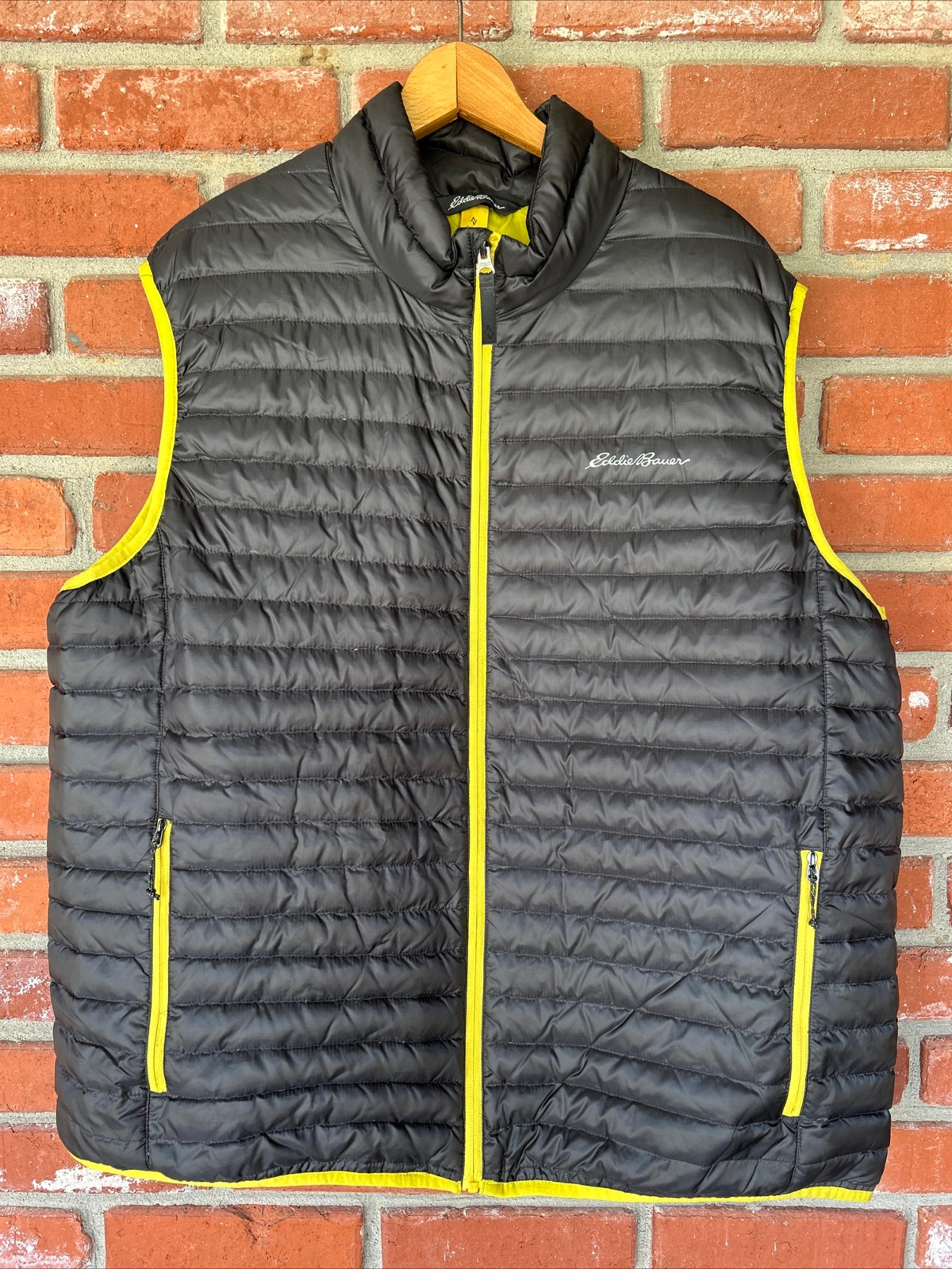 Eddie Bauer EB700 Travex Down Lightweight Puffer Vest Gray Men's Size XXL