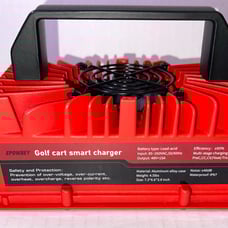 EPOWREY 15 AMP 48 Volt Golf Cart Battery Charger for EZGO RXV & TXT 3-pin Triang