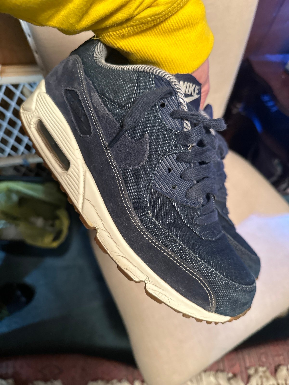 Women’s Nike Airmax 90s denim size 9